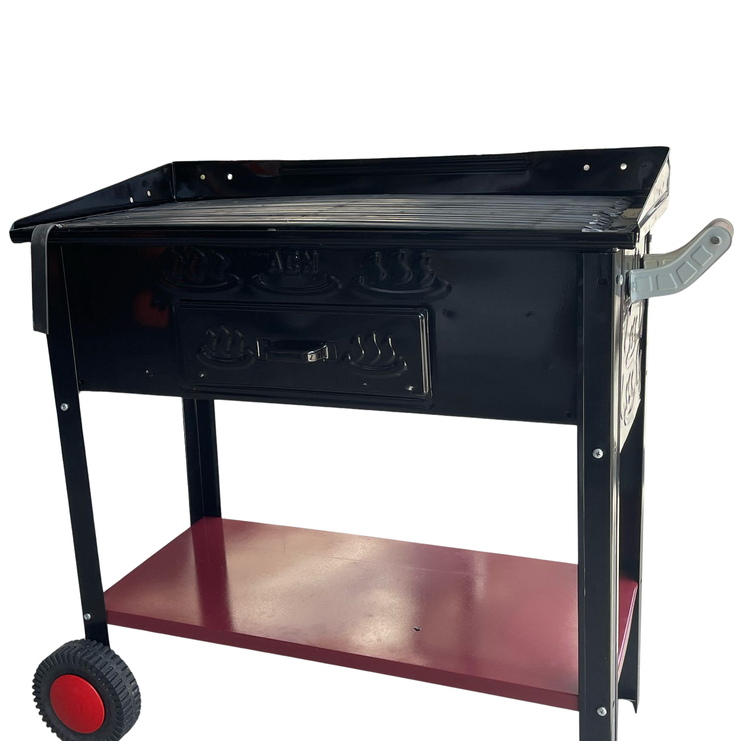 Mangal lama ızgara  tekerlekli K-7 35 x 70