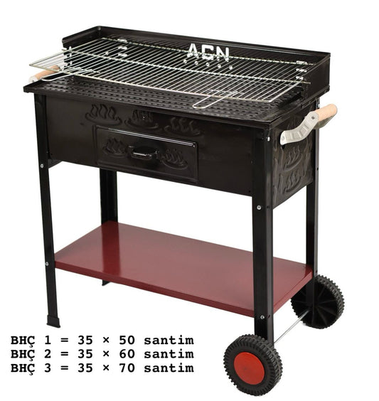 Bhç - 5  Mangal bbq barbekü kapaklı aileye uygun kaliteli hesaplı