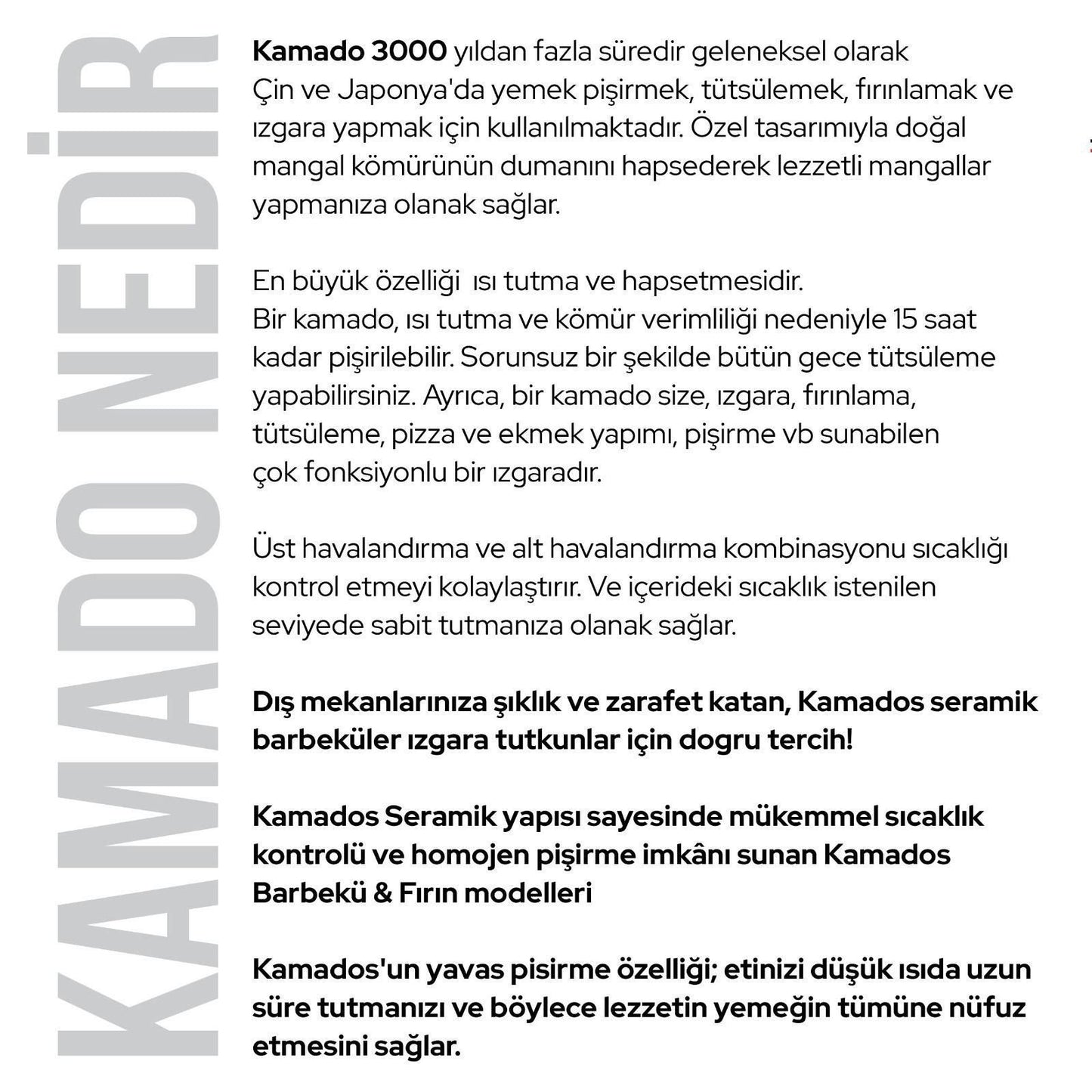 Kamados  bbq barbekü tekerlekli paslanmaz çelik ızgara seramik malzeme