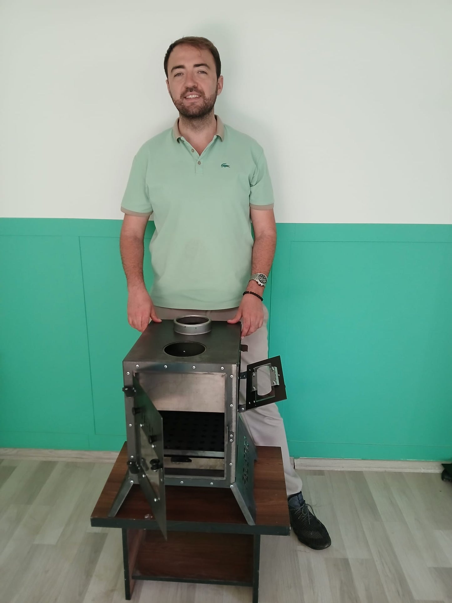 Kamp Sobası – Taşınabilir Odunlu Isıtıcı & Mangal | Outdoor Camping