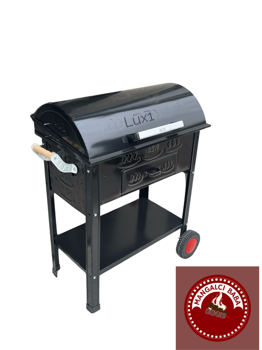 Mangal bbq barbekü kapaklı aileye uygun kaliteli hesaplı